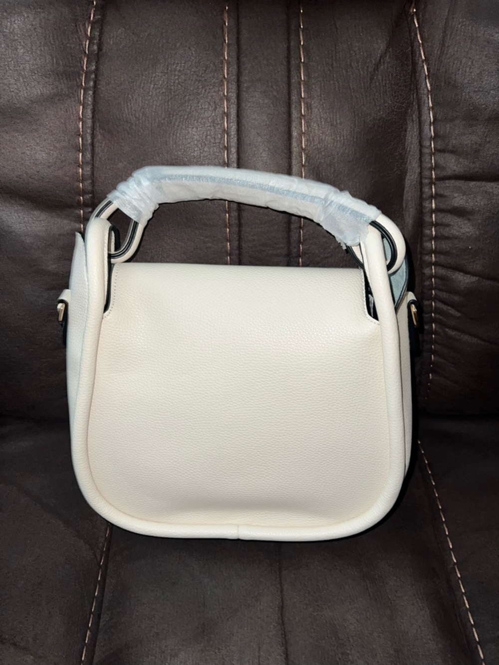 ELLO Cream Top-Handle Satchel - Picture 2 of 3